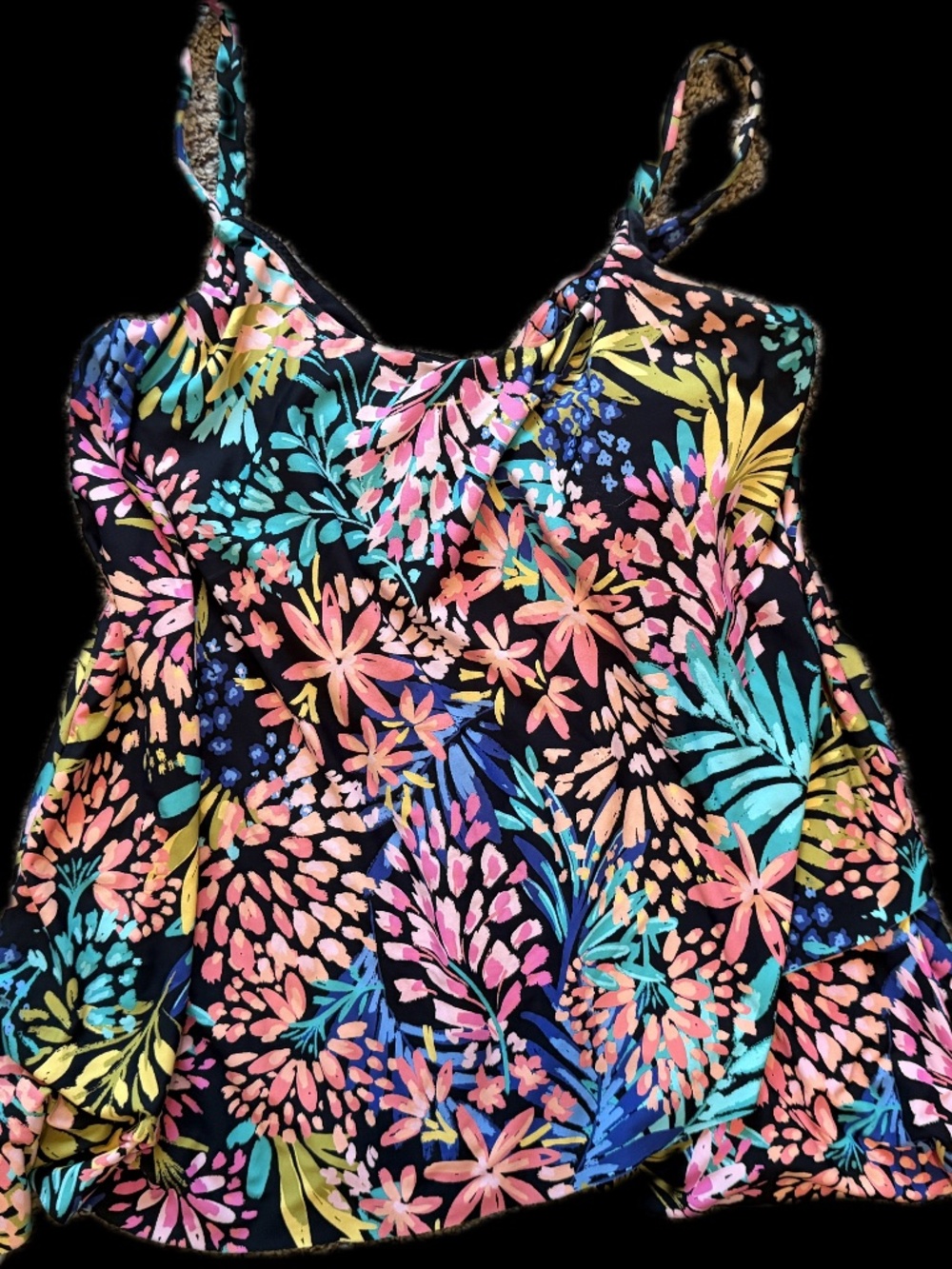 Women's LEILANI Vibrant Colorful Swim Dress/Top Size 12